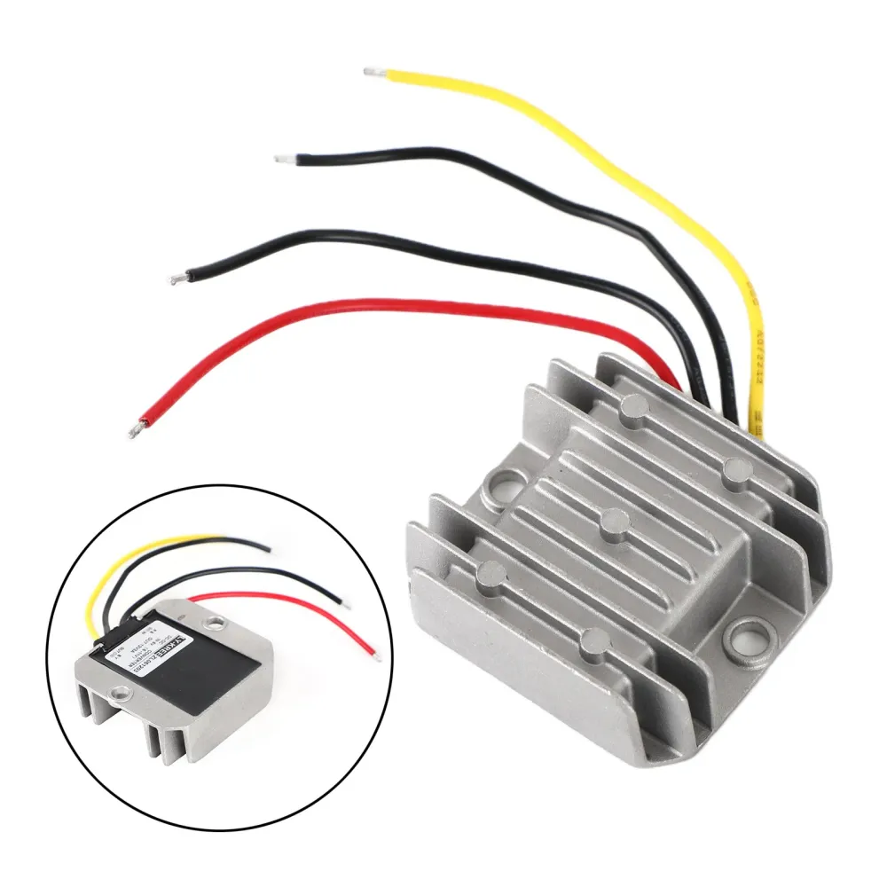 Vattentät 6V till 12V 3A 36W Step Up DC/DC Power Converter Regulator