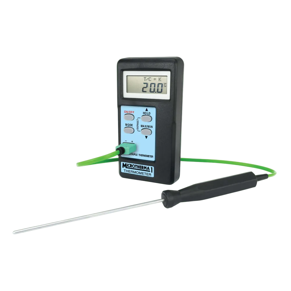 Microtherma 1 Mikroprocessortermometer med automatisk omkalibrering