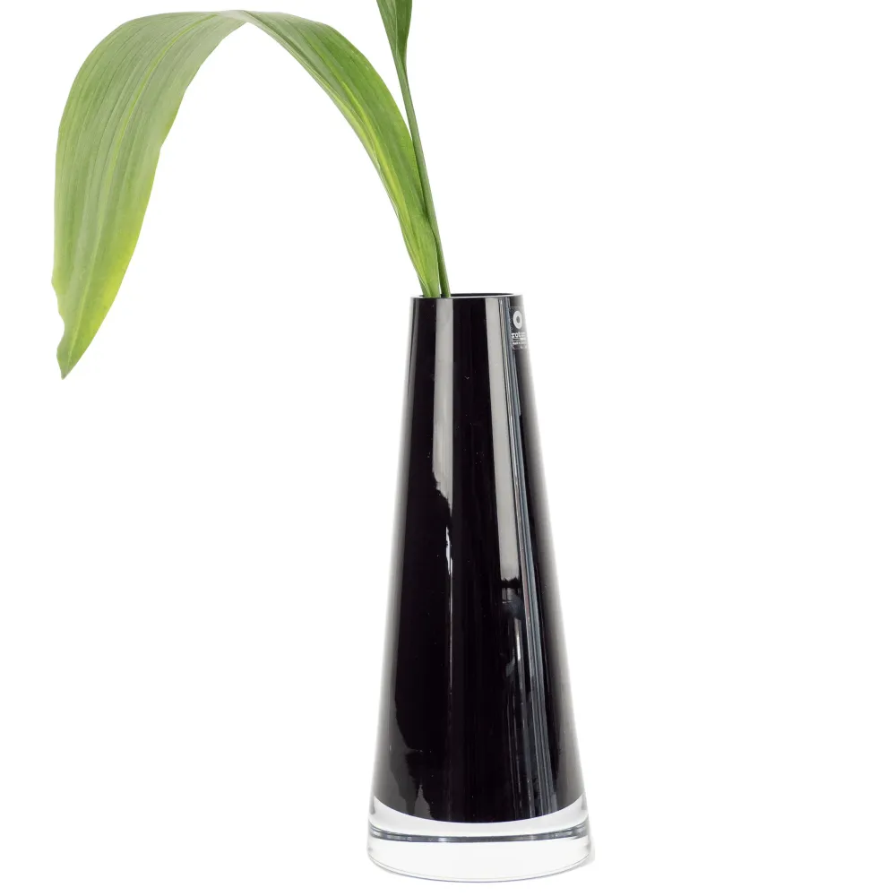 Glasvas Etage-svart