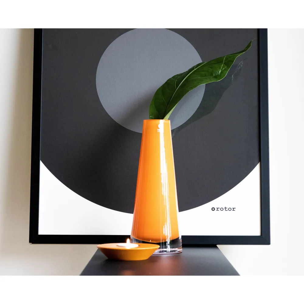 Glasvas"Etage"-mandarin
