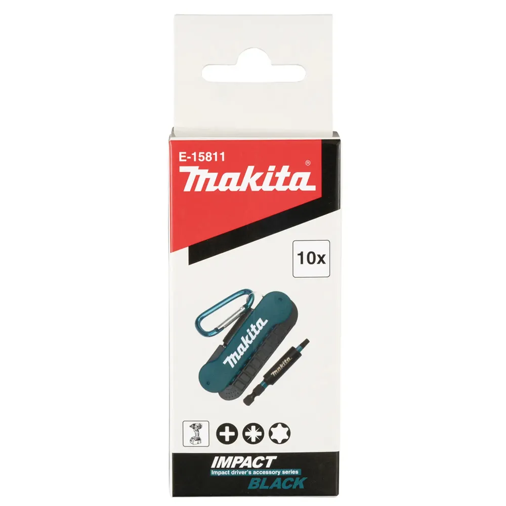 Makita E-15811 Black Impact Driver Bit Set
