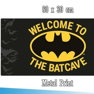 Batman Batcave Metal Skylt 30 x 60 cm
