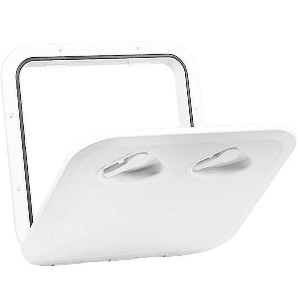 Nuova rade topline lucka vit 370x375mm - hålmått 300x300mm