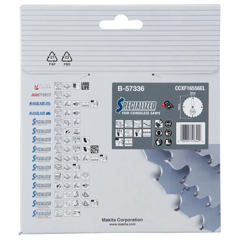 Efficut TCT-skiva Makita B-57336