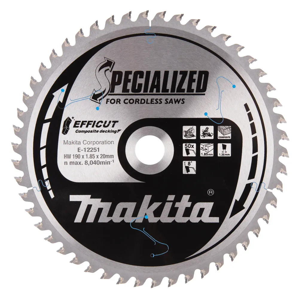 Efficut TCT-skiva Makita E-12251