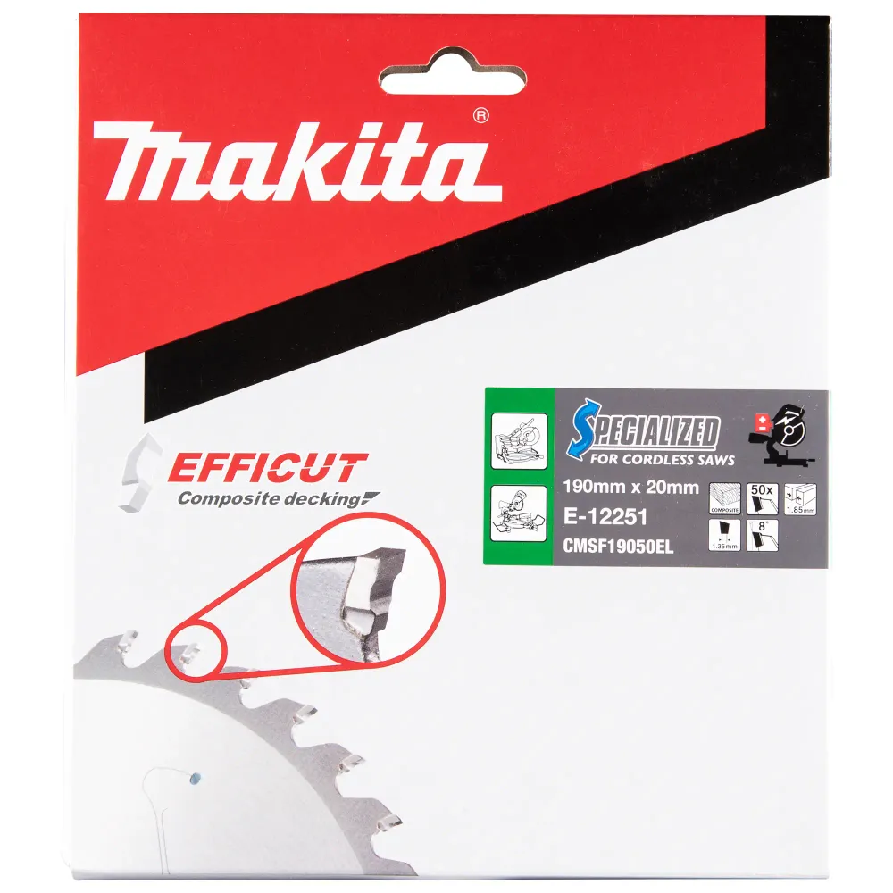 Efficut TCT-skiva Makita E-12251