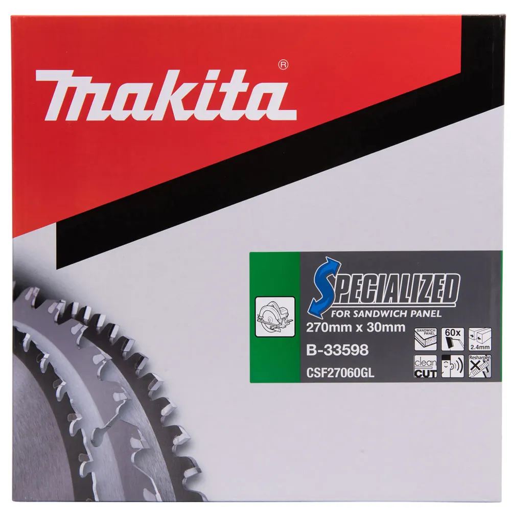 Specialiserad TCT Makita B-33598 skiva