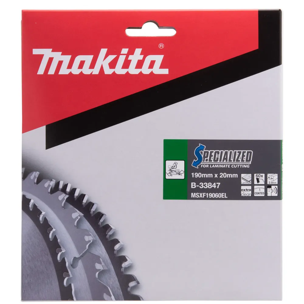Specialiserad TCT Makita B-33847 skiva