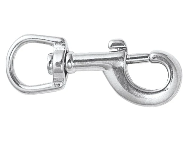 Talamex, Svirvel øjebolt snaplås, Rustfrit stål AISI 316, 589081 – Størrelse: 90mm