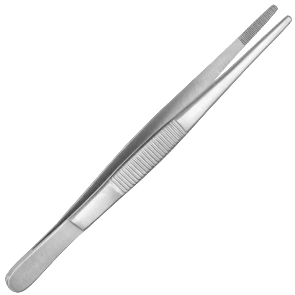 Teknisk pincett rak - 13 cm - Modellbyggnadspincett - Elektrikerpincett - Industripincett - Rostfritt stål