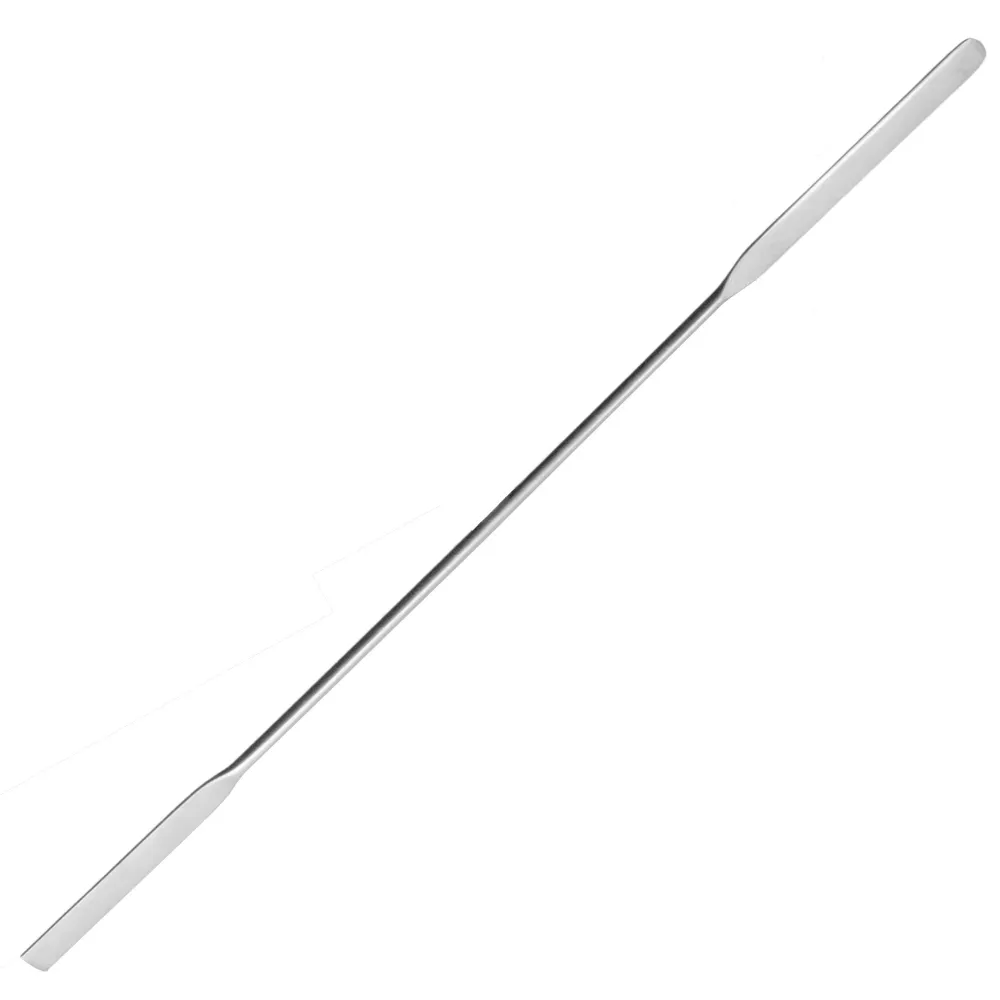 Dubbelspatel - precisionsportionerare förkromad för kök, hobby och laboratorium - total längd: 21 cm