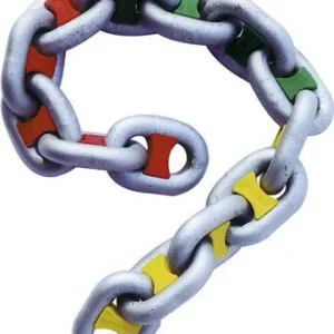 Kättingmarkering 3/8" gul 8st.