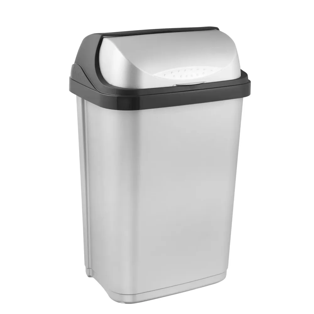 Keeeper Rasmus Soptunna Med Roterande Lock Kapacitet 25 L Quicksilver
