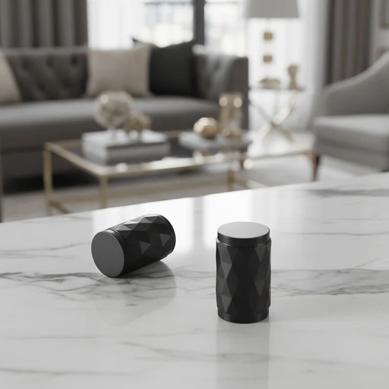 Knopp 3117 | Diamant | Svart