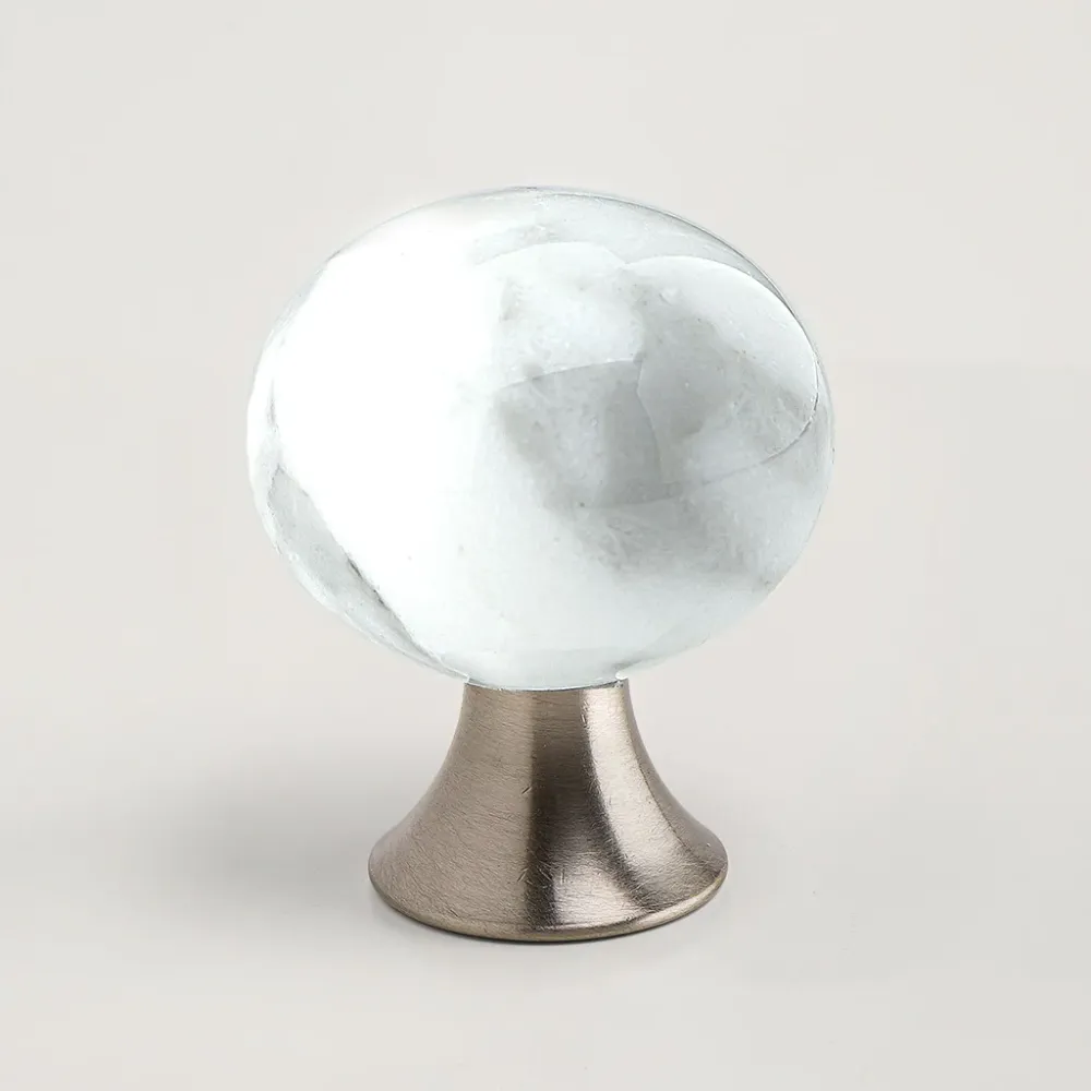 Knopp Bead Straight marmor grå