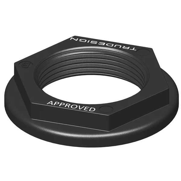 Trudesign Mutter 1 1/2" svart till bordgenomföring