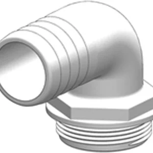 Trudesign Slangstos 38mm 90° till trevägskran