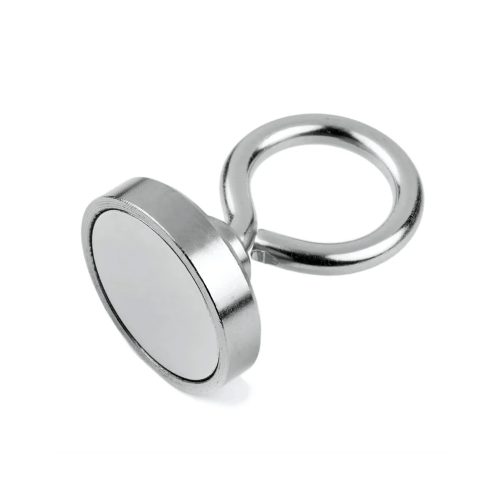 Krokmagnet med sluten ögla, Ø40 mm