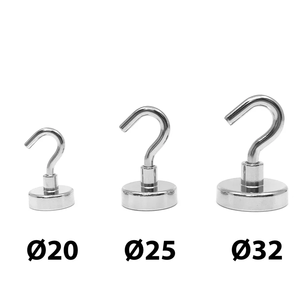 Krokmagnet Ø32 mm (neodymium)