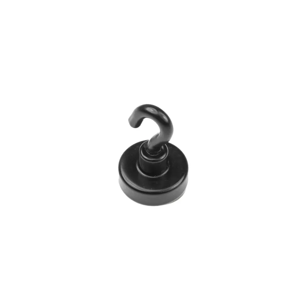 Krokmagnet Ø20 mm, Svart (neodymium)