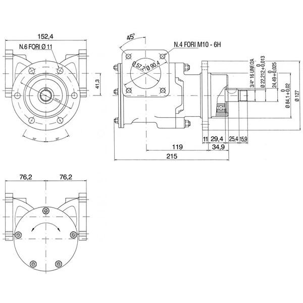 SeaTec, Kylvattenpump, Lämplig för motorer MFF57, 1515145 - 1515210
