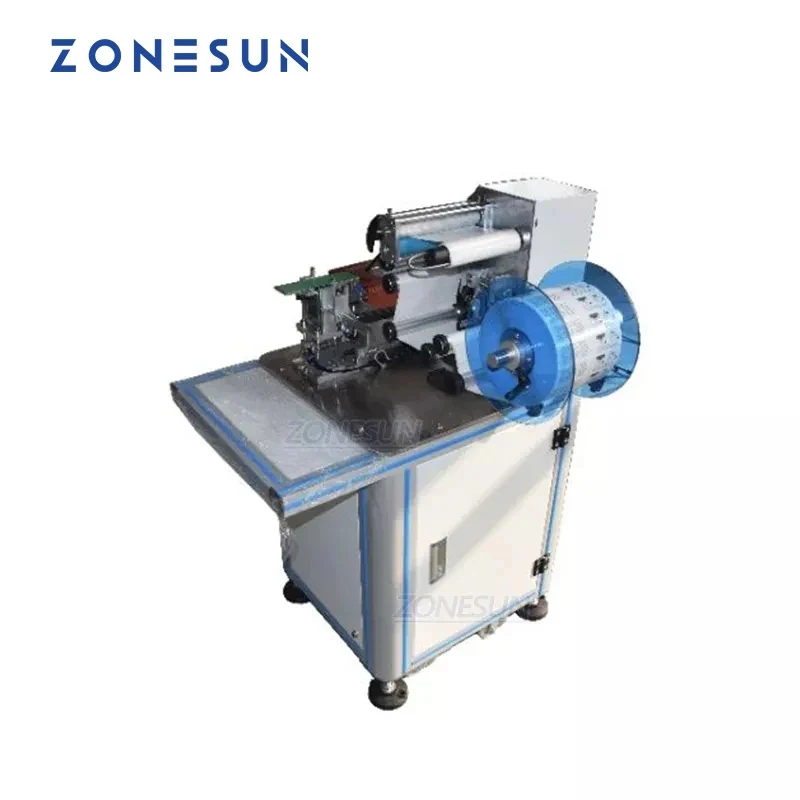 ZONESUN XL-T901 Semi-Automatic Tube Usb Wire Labeler Charger Cable Labeling Machine