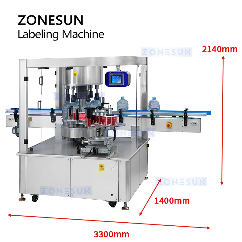 ZONESUN ZS-CYGDP6 Automatic Round Bottle Label Applicator