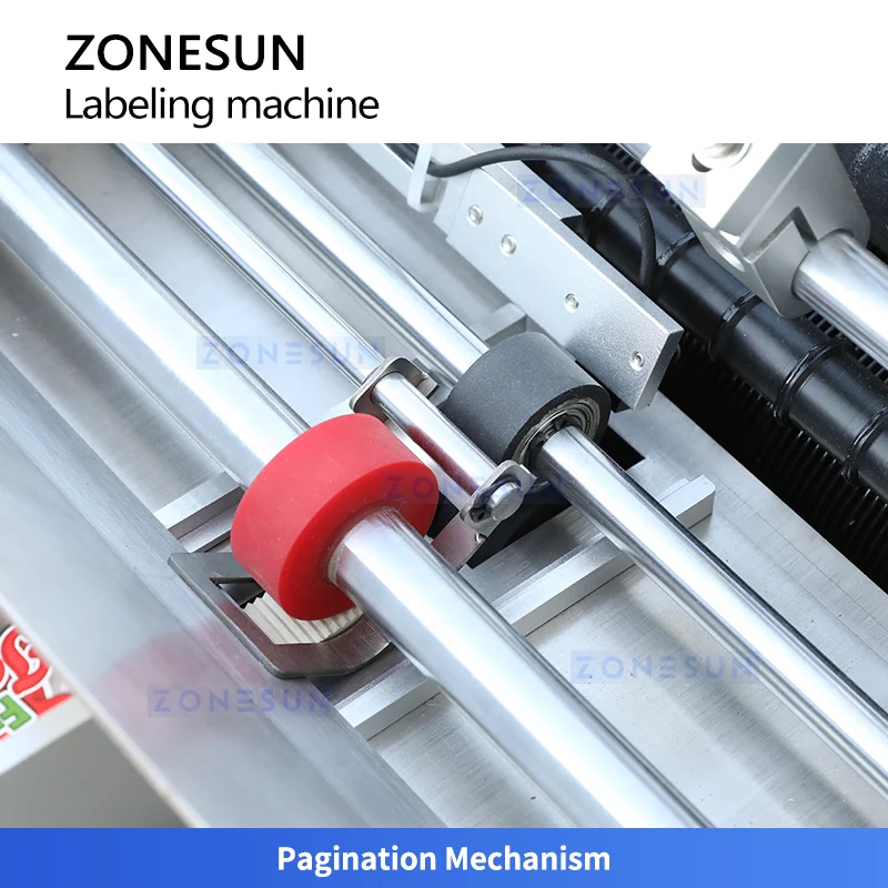 ZONESUN ZS-JTB10 Semi-Automatic Wet Glue Labeler Round Bottles