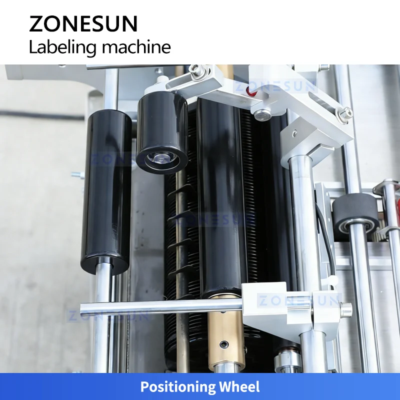 ZONESUN ZS-JTB10 Semi-Automatic Wet Glue Labeler Round Bottles