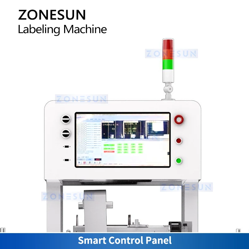 ZONESUN ZS-STB2 Automatic CCD Visual Inspection Flat Labeling Machine
