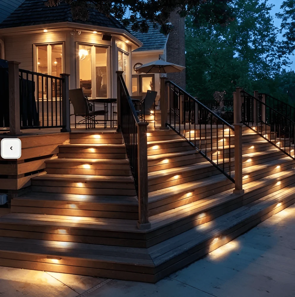 PathStep Lights – LED Solcells Trappbelysning för Utomhusbruk (2/4/8-pack) Svart