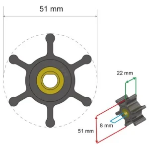 Albinus, Premium Impeller, pn 06-04-036