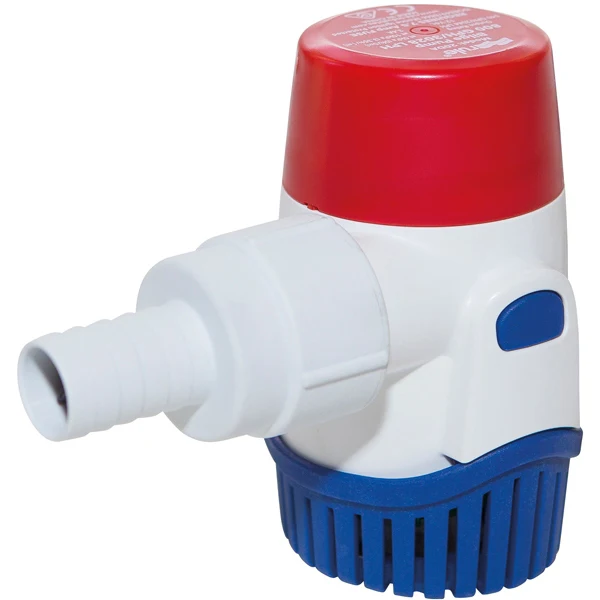 Rule, länspump 800 GPH, 24V, CE-godkänd, design med luftficka, axel i rostfritt stål