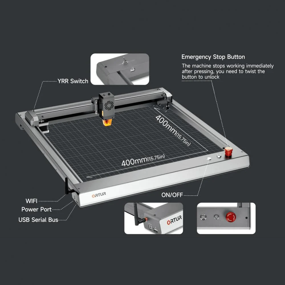 Ortur Laser Master 3 - 10W lasergravyr och -skärmaskin