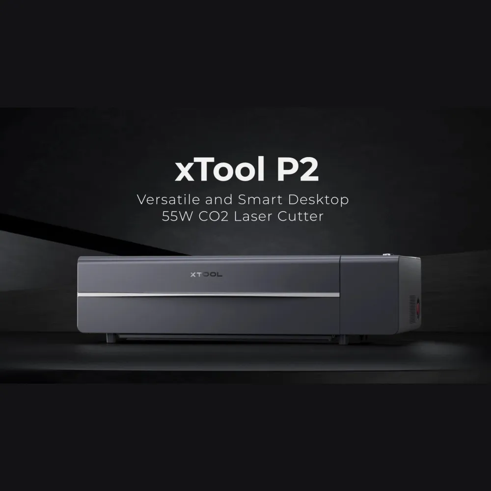 xTool P2 – CO2 Bordslasergravyrmaskin 55W Klass 4