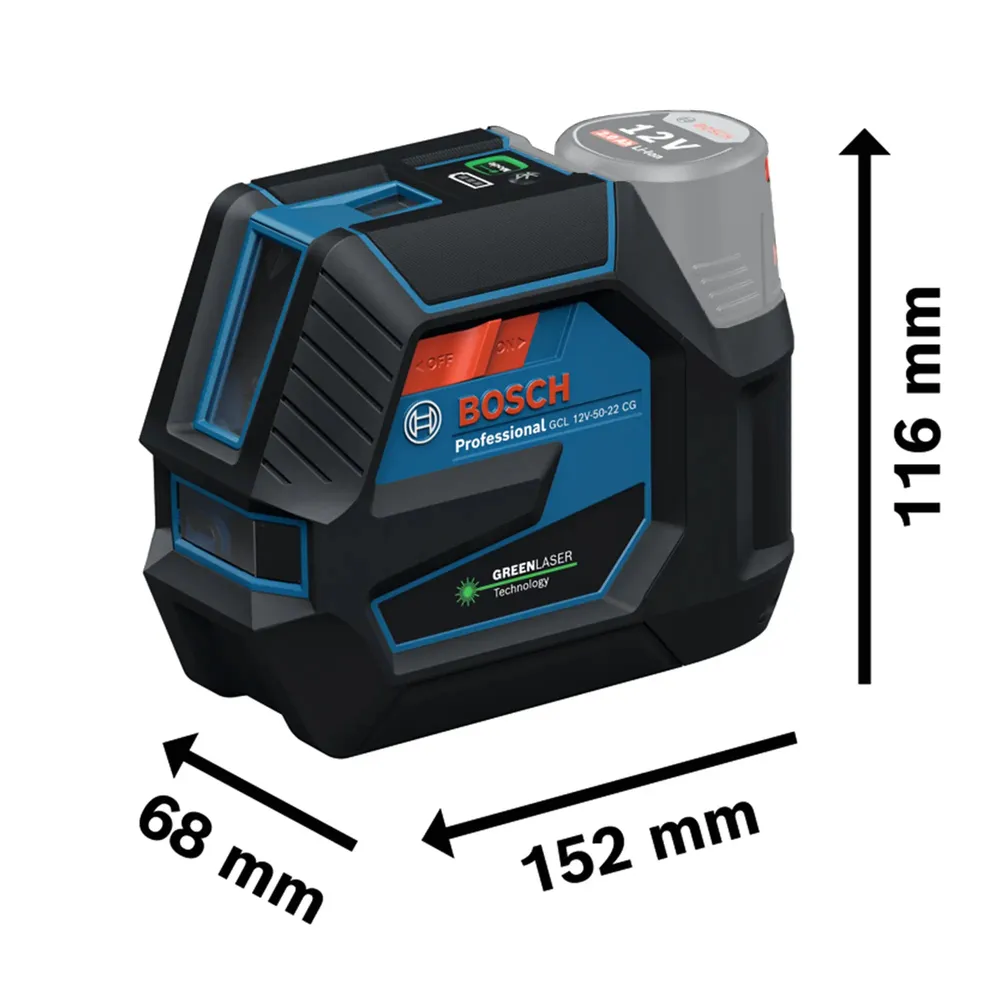 Bosch GCL 12V-50-22 CG PRO 12V lasernivå