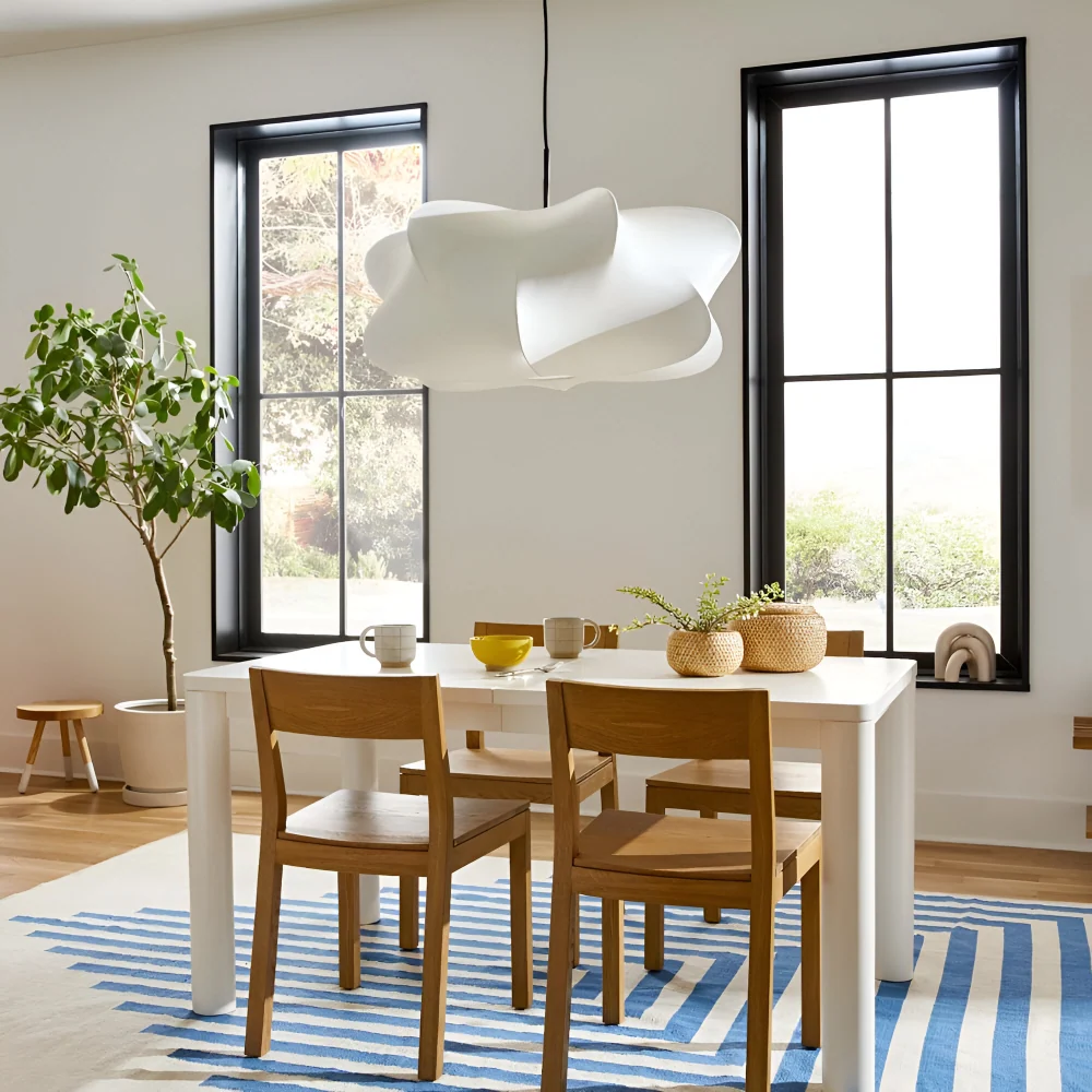 Minimalist Wabi Sabi Pendellampa - Geometrisk Japansk Stil Hänglampa