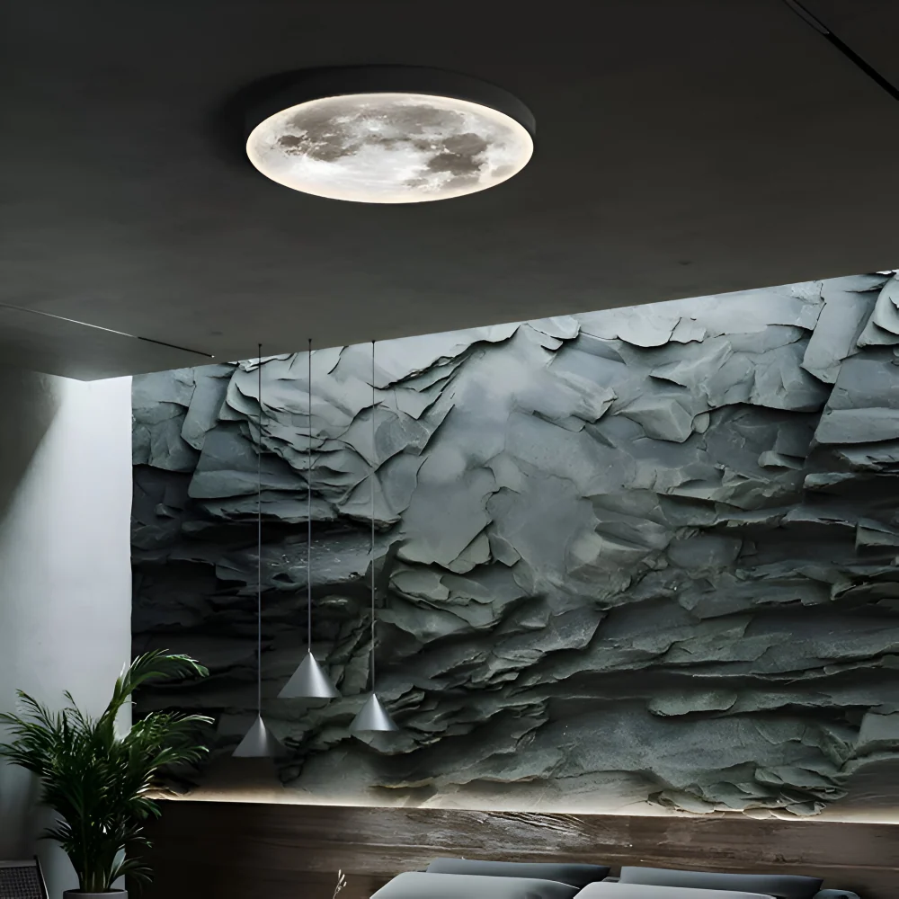MoonAura – Dimbar 3D-Månevägglampa med Realistisk Ljusdesign 24cm