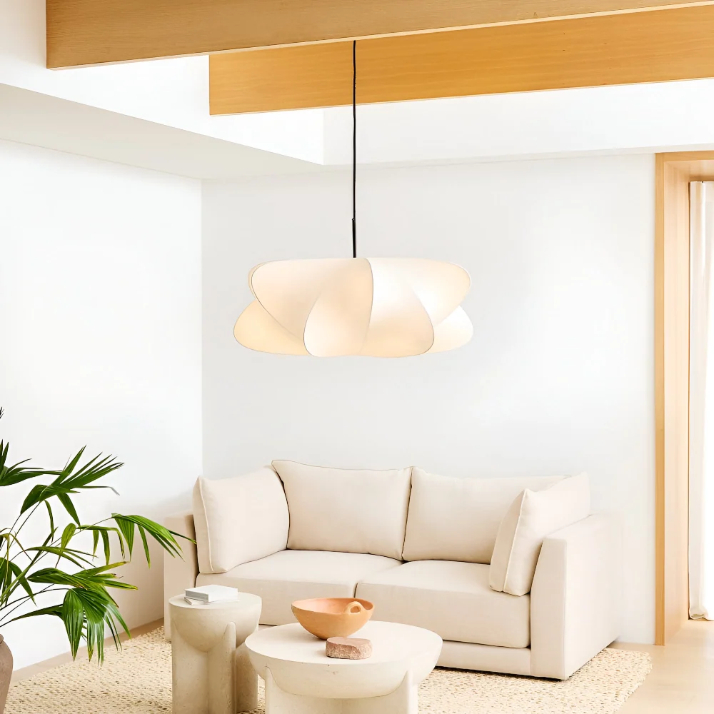 SilkNami – Wabi Sabi Pendellampa i Japansk Kokonstil