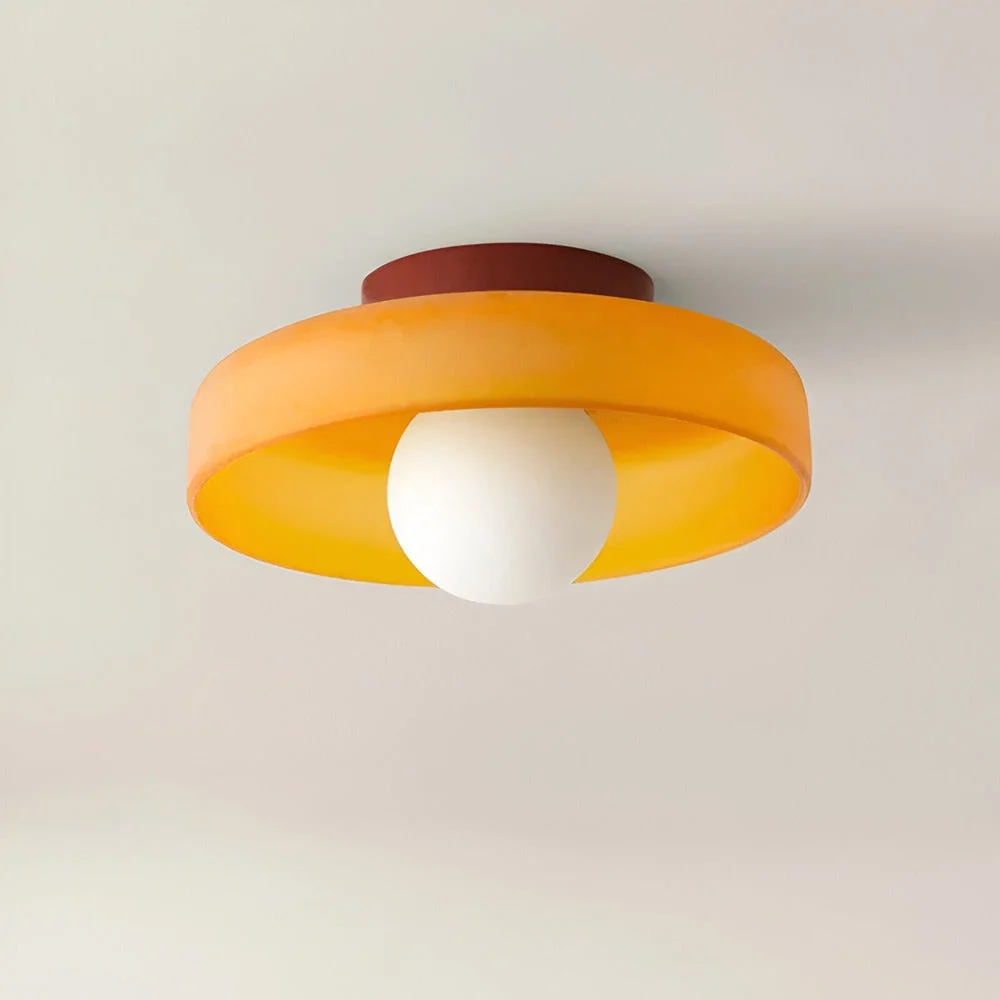 Soléra Glow – Nordisk Glas-Taklampa i Tangerine Design Vit