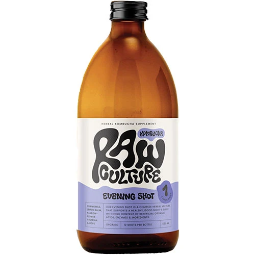 Raw Culture Kombucha Kvälls Shot EKO | 500 ml