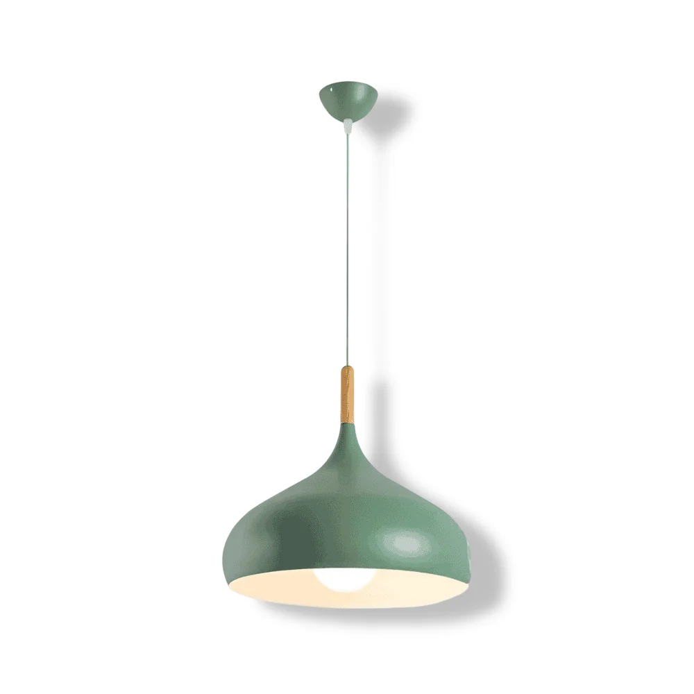 AluPastel Pendellampa - Livlig LED-krona Med ett Central Bla