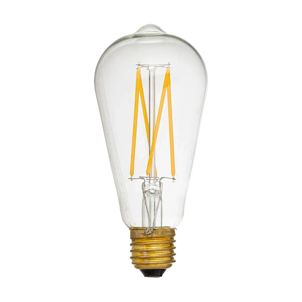 Bloomingville Edison LED-lampa, Kristall, Glas