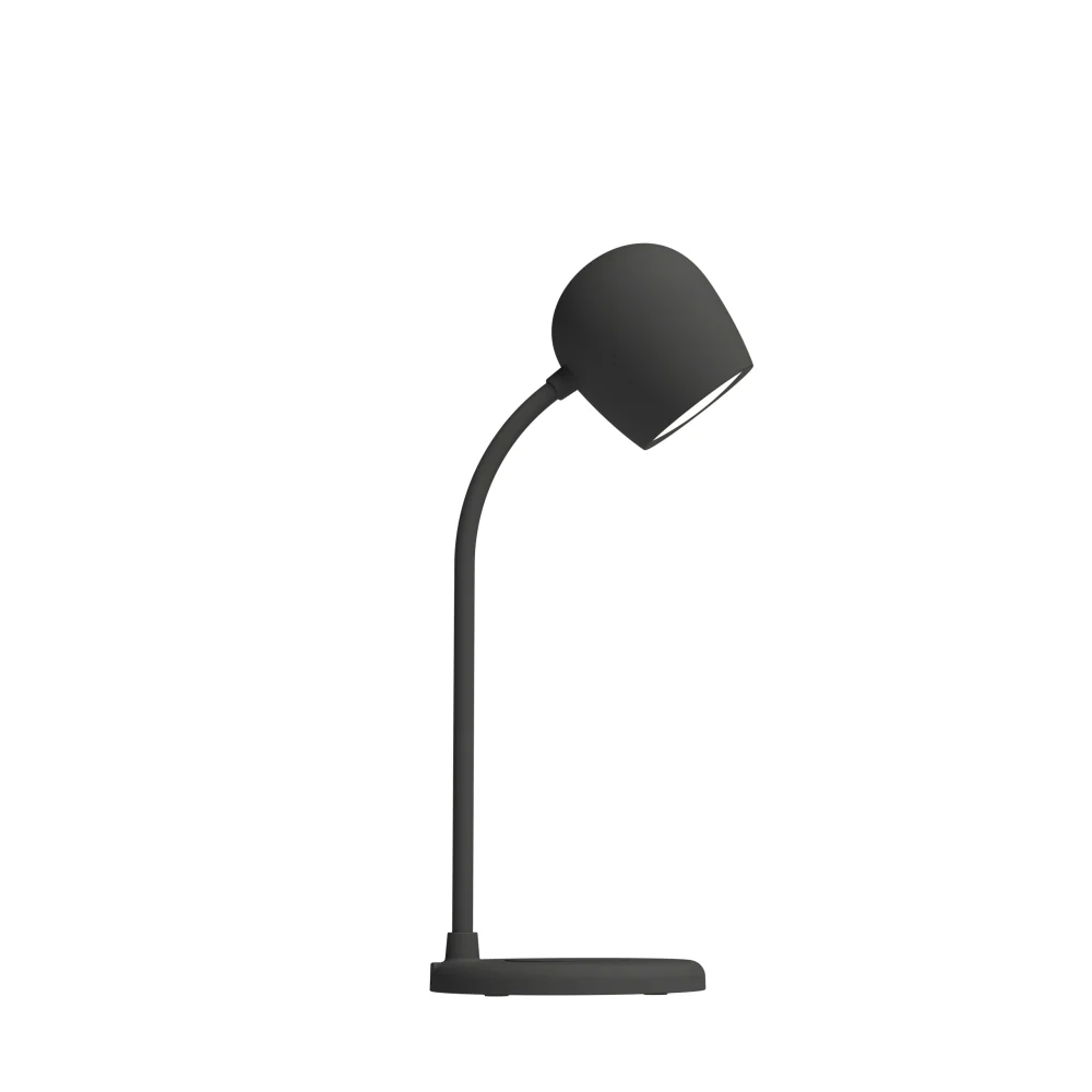 Ellie LED-lampa/Högtalare/Qi Ebenholts