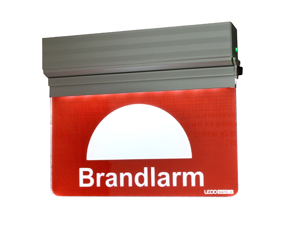Energy Star Certified LED-skylt Brandlarmstablå