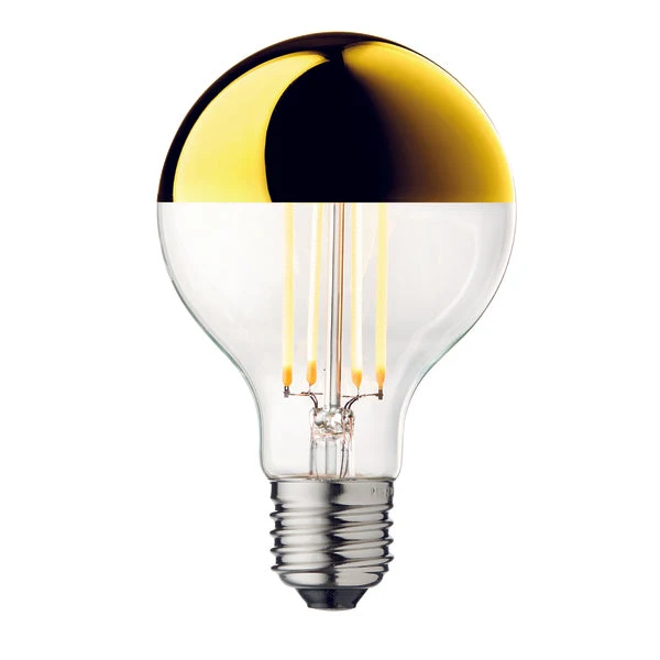 Globe Bulb Ø80 Crown LED ljuskälla, guld • Design Us