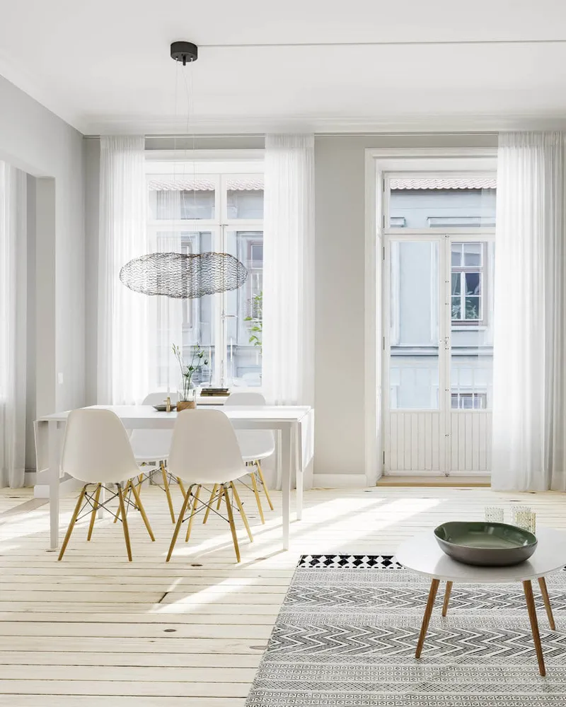 Hayden taklampa LED L76 cm svart matte