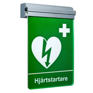 High Lumen Daylight LED-skylt Hjärtstartare