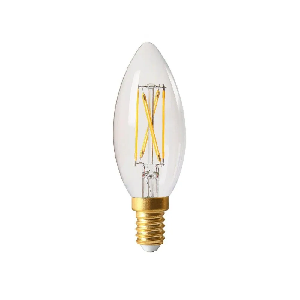 LED 3-step mem C35 kristall E14 35mm