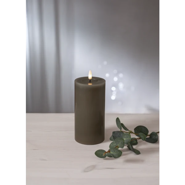 LED Blockljus Flamme Flow Mullvad 17,5 cm
